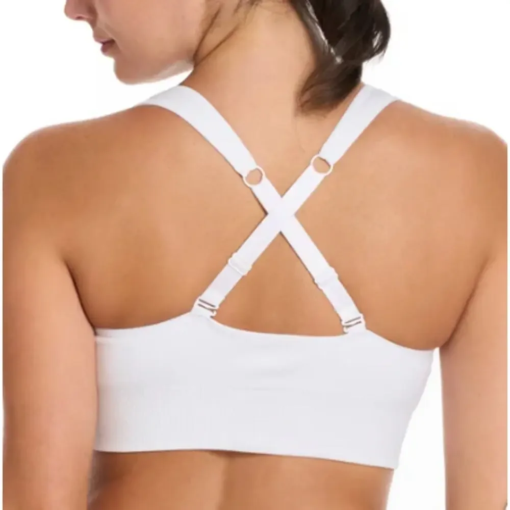 New PUMA Women's Performance Square Neck Seamless Sports Bra Pack Of 2 Size XL